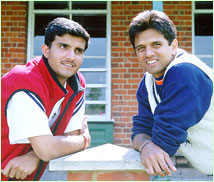 Dravid and Ganguly