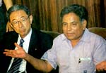 Bhaskaradu (right) with MUL chairman Saito