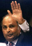 Reliance Chairman Dhirubhai passed away late on July 6. File photo/Reuters