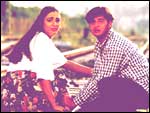 Tabu and Abbas in the film that made him, Kaadal Desam
