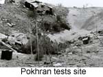 Pokhran tests site