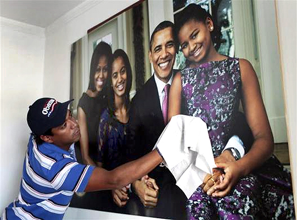 In PHOTOS: Meet Obama's No 1 fan