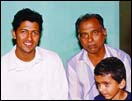 Wasim Jaffer with his father