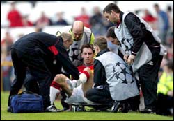 Gary Neville's likely to miss W'Cup