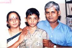 Srinath Narayanan with his parents