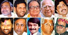 Nitish Kumar, Sharad Yadav, Jagmohan, Ram Jethmalani, Pramod Mahajan, Ram Vilas Paswan, Naveen Patnaik, Suresh Prabhu, Kashiram Rana, Shanta Kumar