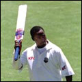 Brian Lara after scoring 182