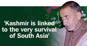 'Kashmir is linked to the very survival of South Asia'