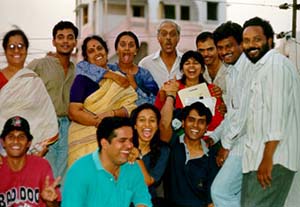 The cast of Hyderabad Blues