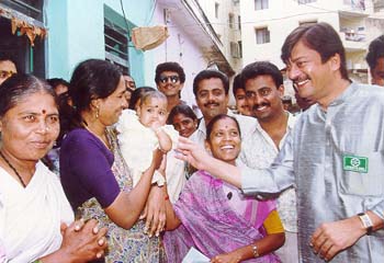 Anant Nag campaigning