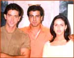 ...with Hrithik Roshan and Esha Deol