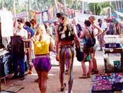 Foreign tourists in Goa