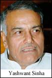 Finance Minister Yashwant Sinha