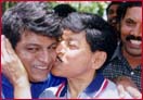 Dr Rajakumar with his actor-son, Shivaraj