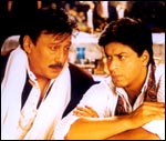Jackie Shroff and Shah Rukh Khan