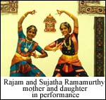 Rajam and Sujatha Ramamurthy, mother and daughter in performance