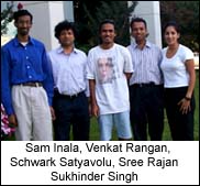 Sam Inala, Venkat Rangan, Schwark Satyavolu, Sree Rajan, Sukhinder Singh