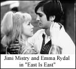 Jimi Mistry and Emma Rydal in 'East Is East'