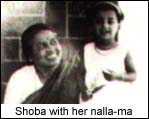 Shobha with her nalla-ma