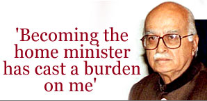 'Becoming the home minister has cast a burden on me'