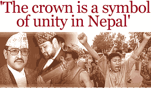 'The crown is a symbol of unity in Nepal'