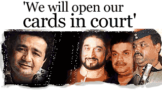 'We will open our cards in court'