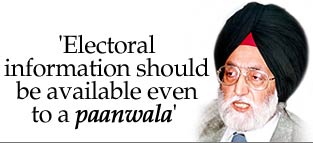 'Electoral information should be available even to a paanwala