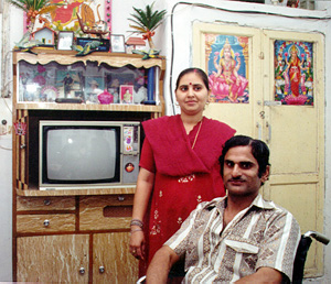 Shamsher Singh with wife, Asha