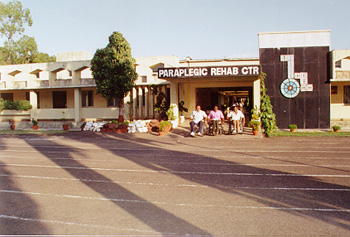 Outside the Paraplegic Rehabilitation Centre
