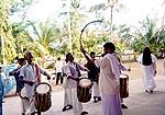 Musicians at a church festival